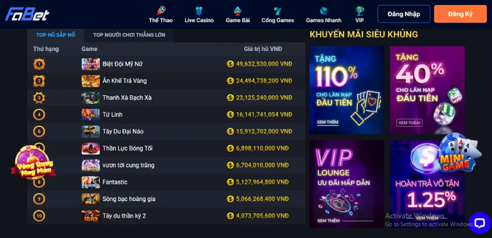 Minh họa các loại ưu đãi và tiền thưởng độc quyền từ 77loc code